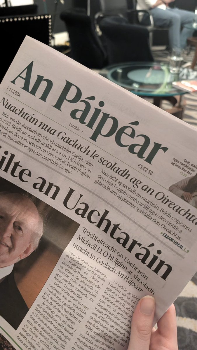 MochArMaidin (@mocharmaidin) on Twitter photo Ag teacht aníos ar an chlár...
⚽️ Mark Harte linn chun cúrsaí peile a phlé agus cluiche mór ag teannadh linn ag <a href="/CrokePark/">Croke Park</a> Dé Domhnaigh
🗞️ Cóilín Duffy agus na scéalta móra in <a href="/anpaipear/">An Páipéar</a> ar maidin
🗣️ 107.1FM | raidiofailte.com
🕗 08:00 - 09:00 Ag teacht aníos ar an chlár...
⚽️ Mark Harte linn chun cúrsaí peile a phlé agus cluiche mór ag teannadh linn ag <a href="/CrokePark/">Croke Park</a> Dé Domhnaigh
🗞️ Cóilín Duffy agus na scéalta móra in <a href="/anpaipear/">An Páipéar</a> ar maidin
🗣️ 107.1FM | raidiofailte.com
🕗 08:00 - 09:00