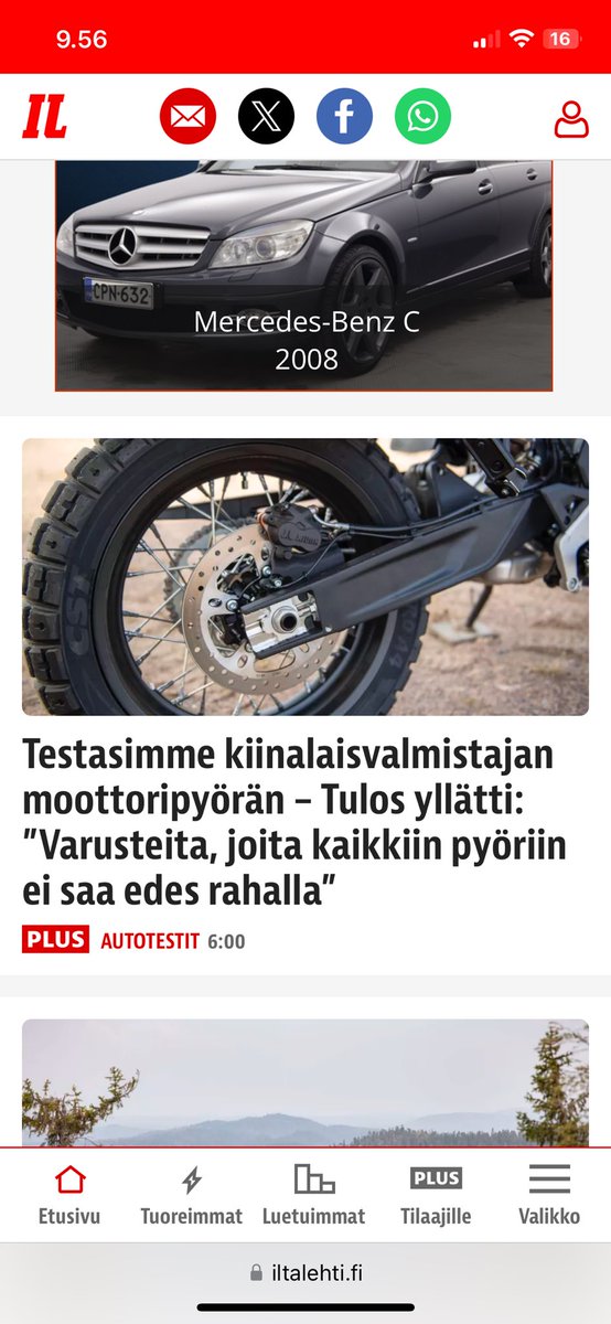 Kiinan valtio tukee yrityksiä vientiä varten. Onko mikään ihme jos hinta on matala, ja saavat vielä ilmaista mainontaakin ⁦<a href="/iltalehti_fi/">Iltalehti</a>⁩ ’ssä!!!! MUTTA kysyn: kuka viitsii tukea kiinaa ja venäjää niiden maailmanvalloituksessaan??!