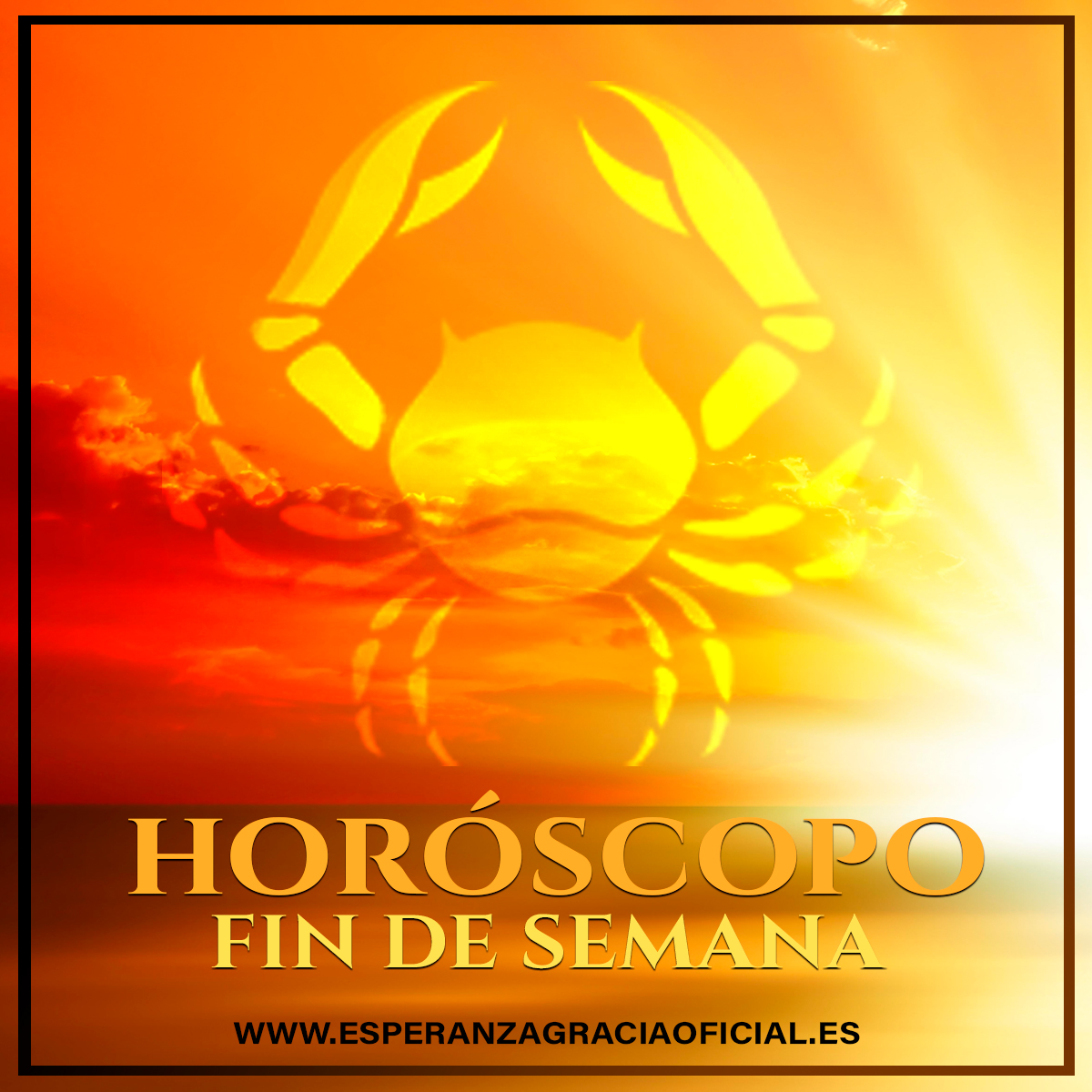 #CÁNCER. Aparecen en tu vida nuevos caminos, nuevos estímulos…, que debes lanzarte a descubrir, ya que ahora, que tienes a #Júpiter en tu signo, la suerte no va a soltarte de la mano. No dejes que nadie, con sus problemas, te amargue el fin de semana.