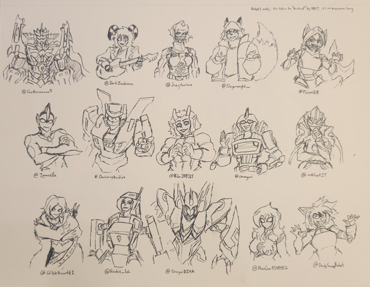 BaronofChickens's tweet image. Ocs of:
@Gettermancc5 
@DarkZackman 
@JoeyYamitaro 
@Slayerwright_ 
@Plasmili0 
@Iguanzilla 
@davimustheidiot 
@Kiko200311 
@cannyani 
@wolfhart27 
@Glitchtheartif1 
@Rookie_Ish 
@Omega0ZXA 
@AlanGar43089826 
@BodySwapRobot