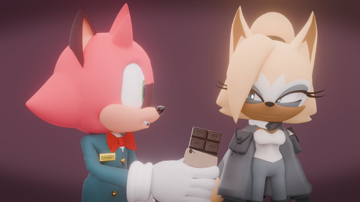 Weegi_man's tweet image. Chocolate 

#blender #blender3D #b3d #SonicTheHedgehog #WhisperTheWolf #barrythequokka