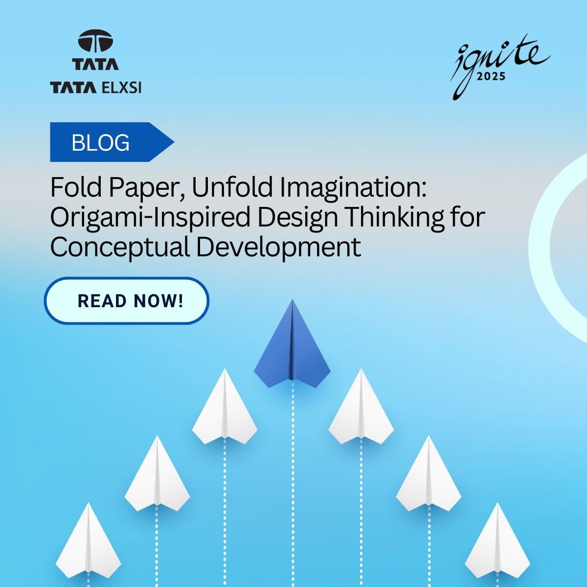 Discover how Tata Elxsi is using Origami-inspired design thinking for breakthrough conceptual development.
 
Read more: eu1.hubs.ly/H0l-s-G0
 
#Tataelxsi #Designdigital #Ignite2025 #Origami #Innovation #DesignThinking #Conceptdevelopment