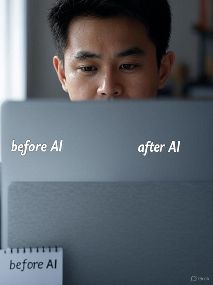 JhaSamrin's tweet photo. Before AI, building a SaaS required:
1. Frontend dev
2. Backend dev
3. DevOps/server guy
4. DB resource

Now with AI, add one more:
5. Prompt engineer 🧠

We added a role instead of removing one.
Did we actually save time — or just shift the complexity? 🤔 https://t.co/KqbNdcjw43