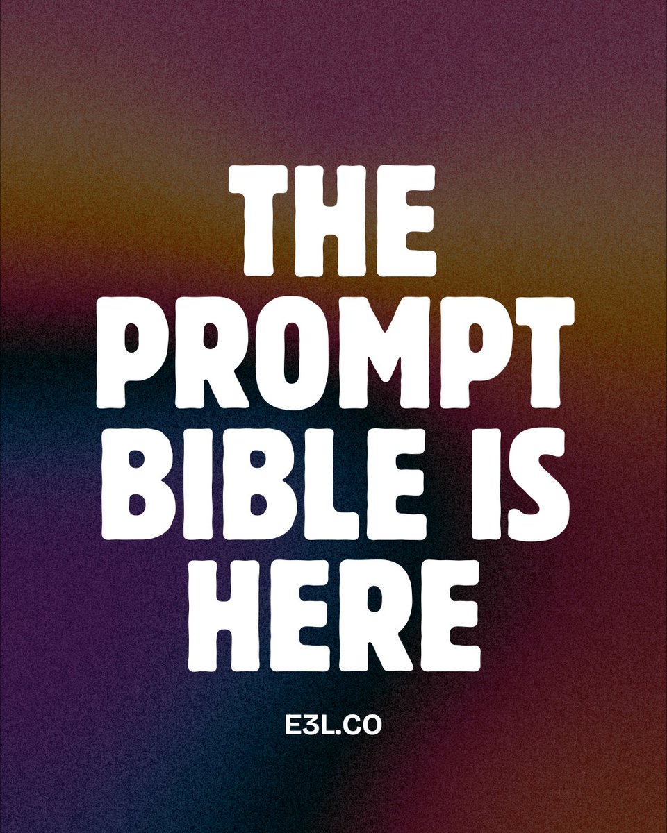 e3l_learning's tweet photo. You don’t need to code.
You don’t need a fancy degree.
You just need to talk to AI better than anyone else.

If you get it, you’re hired.

👉 DM “Prompt” now.

#LearnWithE3L #E3L.CO #E3L
#AIJobs #PromptEngineering #E3LHiring
#PromptBible #PromptEngineer #GenAIWave #WeAreHiring https://t.co/8x79quSISu