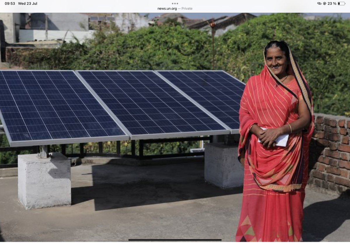 ErikSolheim's tweet image. Bravo India 🇮🇳! Half of electricity capacity now comes from non-fossil sources.
India just crossed a remarkable milestone: Half of its total installed electricity capacity comes from non-fossil sources. This is five years ahead of the nations 2030 commitment set at the climate…