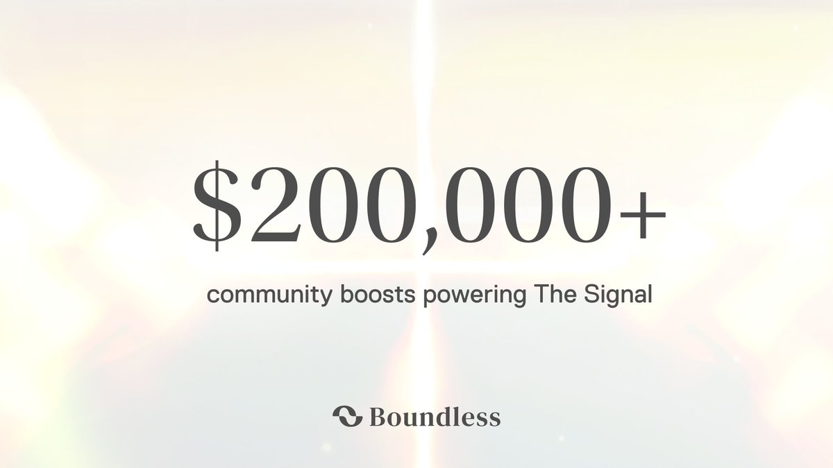 0x_luneth's tweet image. I’m absolutely thrilled and filled with excitement to witness The Signal surpassing an impressive $200,000 in community boosts.
Thanks to the amazing contribution of 58 ETH that is significantly enhancing ZK interoperability.
Not just for Ethereum today, but also paving the…