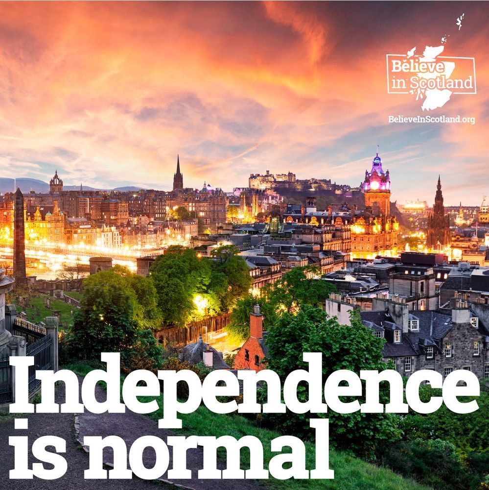YesTweeddale's tweet image. 🏴 If you believe that Independence is normal, say it loud.
🔁 Share this.
#IndependenceIsNormal