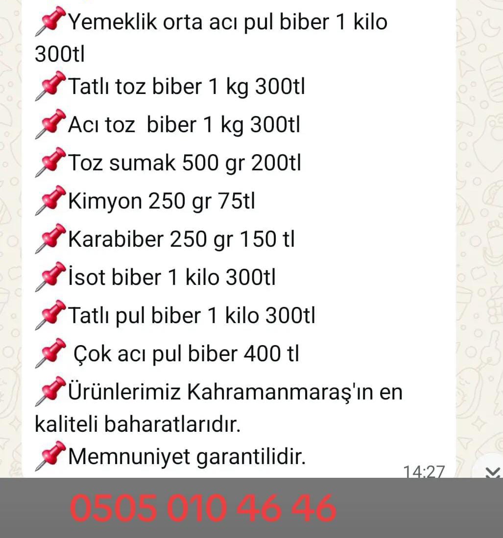 goksunlu4656's tweet photo. Baharat dükkanı açacağım kendime...

Ama ilkönce bakayım hele alıyor musunuz 😁

Türkiye'nin her yerine kargo ile yolluyorum. 
Fiyatımız uygun. İnanmayan en yakın baharat dükkanına varsın sorsun😉 https://t.co/15ESGlRJ2A
