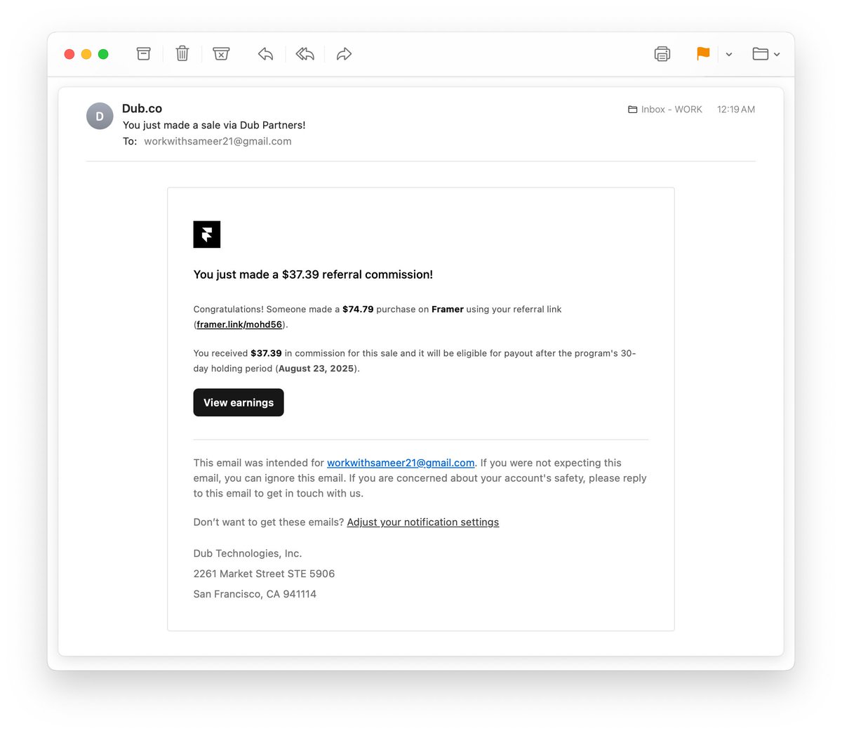 _sameerrr0's tweet image. Good morning turned into Money Morning.
 
Thanks @framer @dubdotco.
