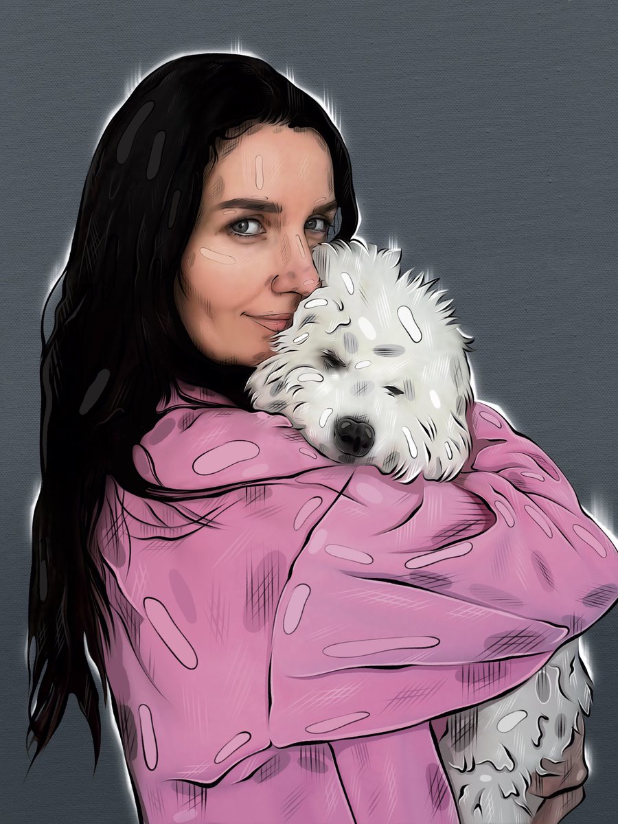 an_artistart's tweet image. GM fam🖤
Now I spend most of my time creating portraits. It brings me a special pleasure.
🚨If you want to get a unique portrait in my style - I am waiting for you in DM. The price is very very attractive.
* I also draw your furry friends on request🐶