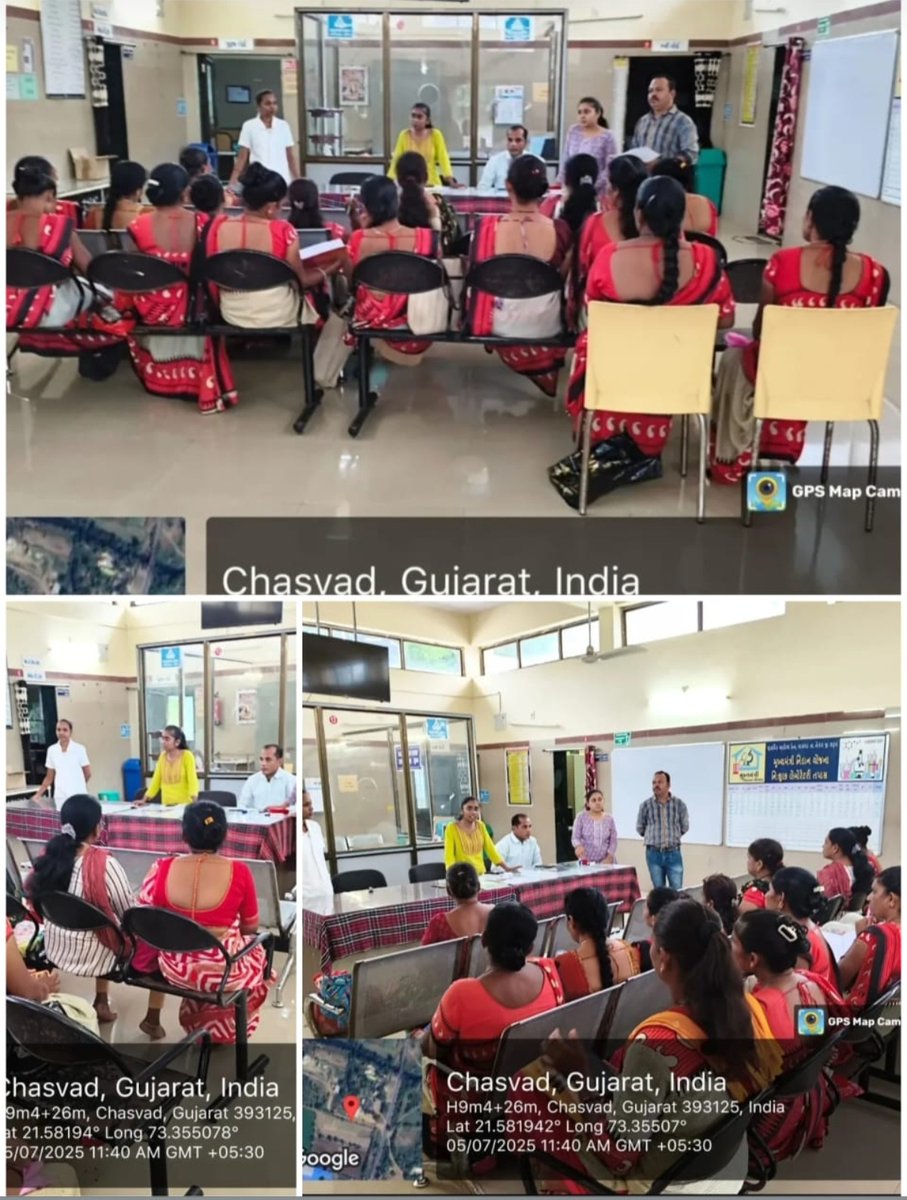 આજ રોજ નેત્રંગ તાલુકાના  પ્રા.આ. કે. ચાસવડ ખાતે SBCC  મિટિંગ અંતર્ગત આશા બહેનોને NCD પ્રોગ્રામ, રસીકરણ પ્રોગ્રામ,NVBDCP કાર્યક્રમ તથા અન્ય બીજા આરોગ્ય લક્ષી પ્રોગ્રામ અંતર્ગત કામગીરી નો મેડિકલ ઓફિસર તથા મલ્ટી પર્પઝ હેલ્થ સુપરવાઇઝર દ્વારા રિવ્યુ મીટીંગ લઈ