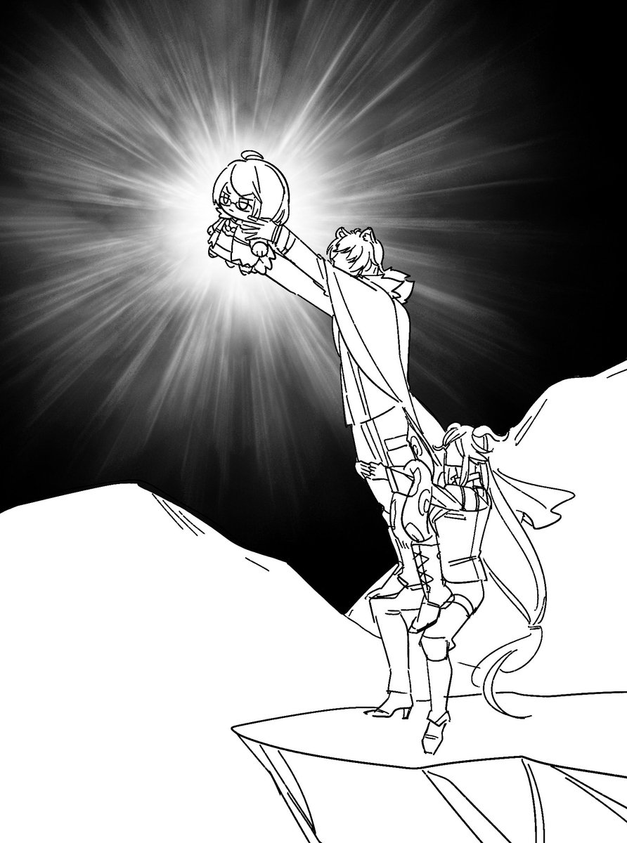 eeyoufanma's tweet image. #Arknights #silverash #gnosis #Degenbrecher 
诺希斯放心飞，喀兰贸易永相随