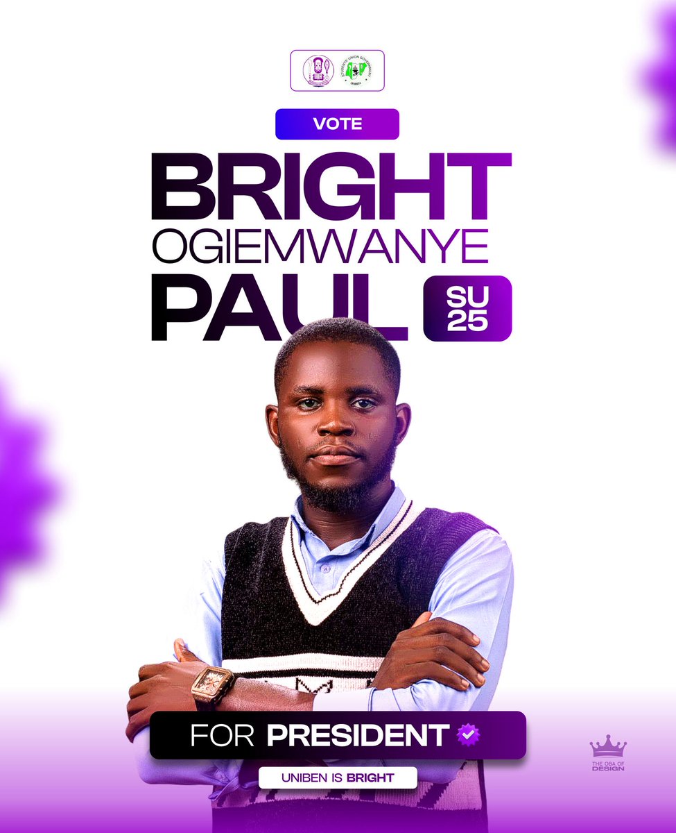 ObaOfDesigns's tweet image. Campaign Flyers done and dusted 💜 I cook and deliver 🔥

Shout out to the President-Elect ❤️

#theobaofdesign