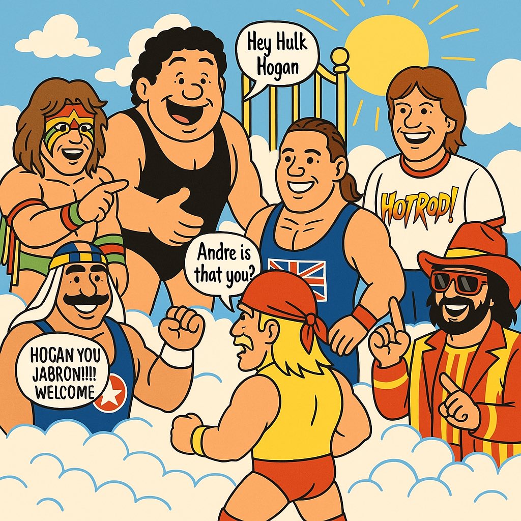 SqueezeZone's tweet image. RIP Hulk… enjoy the afterlife with your buddies
