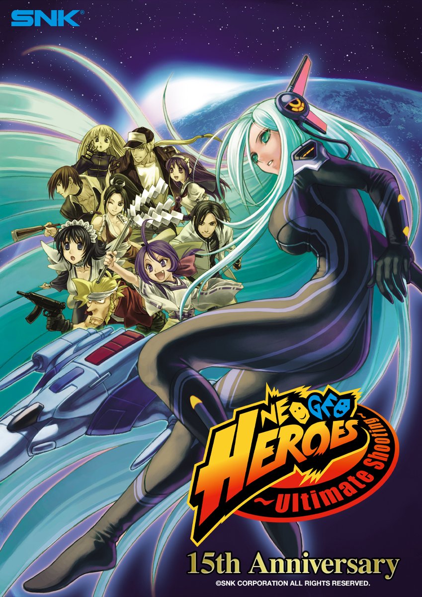 SNKPofficial_jp's tweet image. 【#Anniversary】

🎉本日7月29日は『NEOGEO HEROES 〜Ultimate Shooting〜』(2010年）発売15周年！
長年のご声援、ありがとうございます🙏✨

💭15周年の節目に、みなさんの思い出を振り返りませんか？ぜひリプライで共有してください！