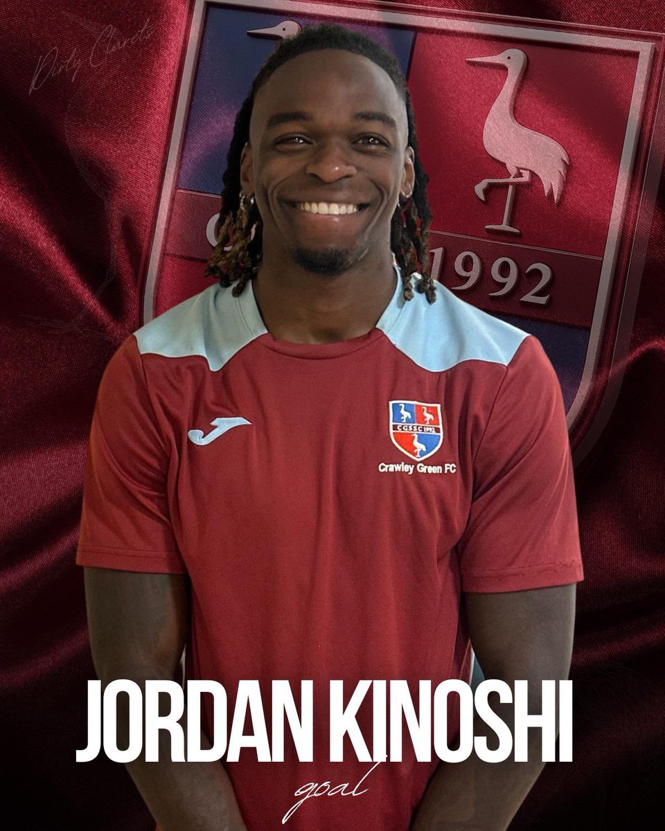 CGFC2024's tweet image. ✍️Electric wide man Signs✍️
The Dirty clarets are delighted to of pulled off this signing of former, St Albans, Berko, barton rovers wide man Jordan Kinoshi. The electric winger comes to the club having worked with Mezza and Dan previously and joined up with the squad this week