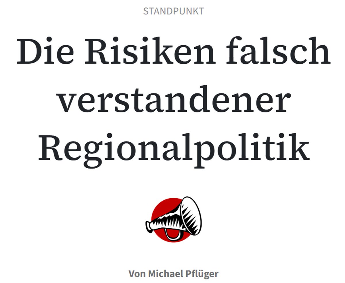 Weniger Staat, mehr regionaler Ausgleich. Wie Zwangsinstrumente in Händen von Insidern die räumliche Mobilität behindern. Auf Kosten von #Wachstum und gleichwertigen Lebensverhältnissen:
zeitung.faz.net/faz/wirtschaft…