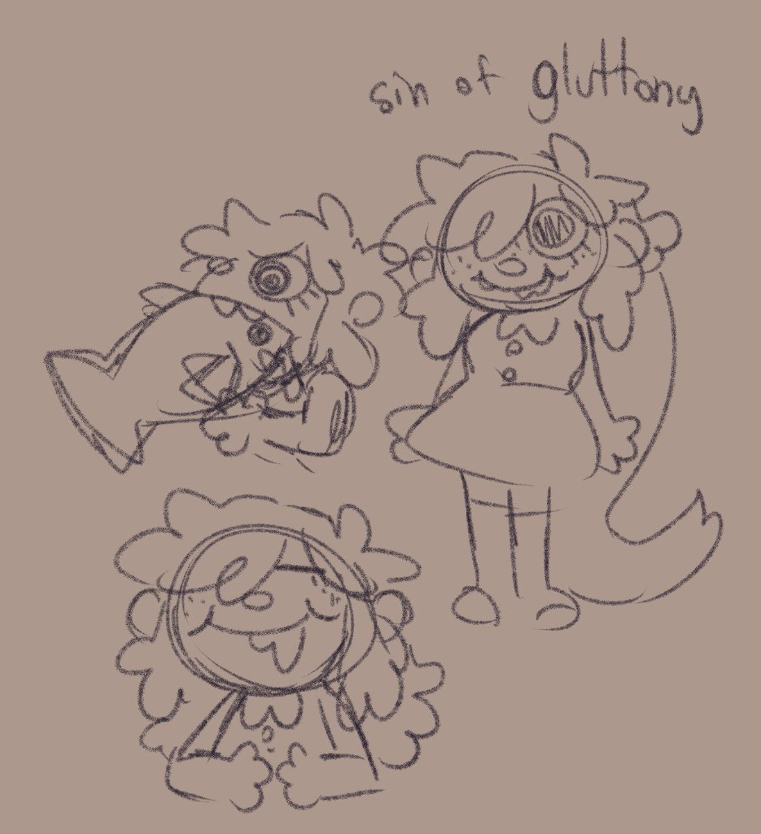 SGTXavi's tweet image. the sin of gluttony