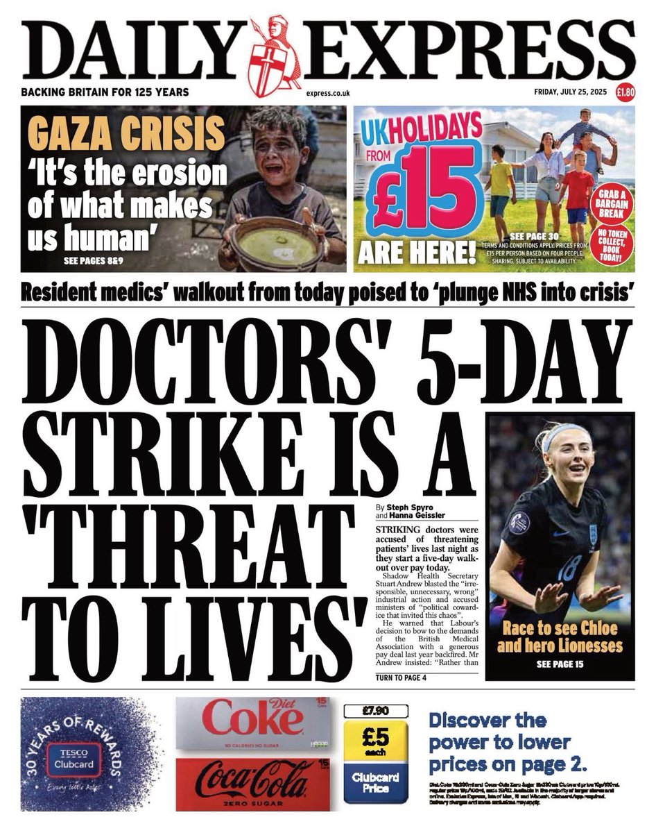Stuart Andrew (@stuartandrew) on Twitter photo Labour’s capitulation to union demands has fuelled this chaos.
The real tragedy is not just the political cowardice that invited this chaos but the disruption of care patients face.
It’s a threat to lives.
Read my piece in the <a href="/Daily_Express/">Daily Express</a> 👇
express.co.uk/comment/expres… Labour’s capitulation to union demands has fuelled this chaos.
The real tragedy is not just the political cowardice that invited this chaos but the disruption of care patients face.
It’s a threat to lives.
Read my piece in the <a href="/Daily_Express/">Daily Express</a> 👇
express.co.uk/comment/expres…