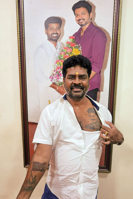 Openthemag's tweet image. While there may be little new to the existence of fan clubs such as @actorvijay’s, what’s certainly novel is his and their readiness to be mobilised into a political movement—a first since MGR, who, on the back of his fan following, founded AIADMK, a party that ensured his…