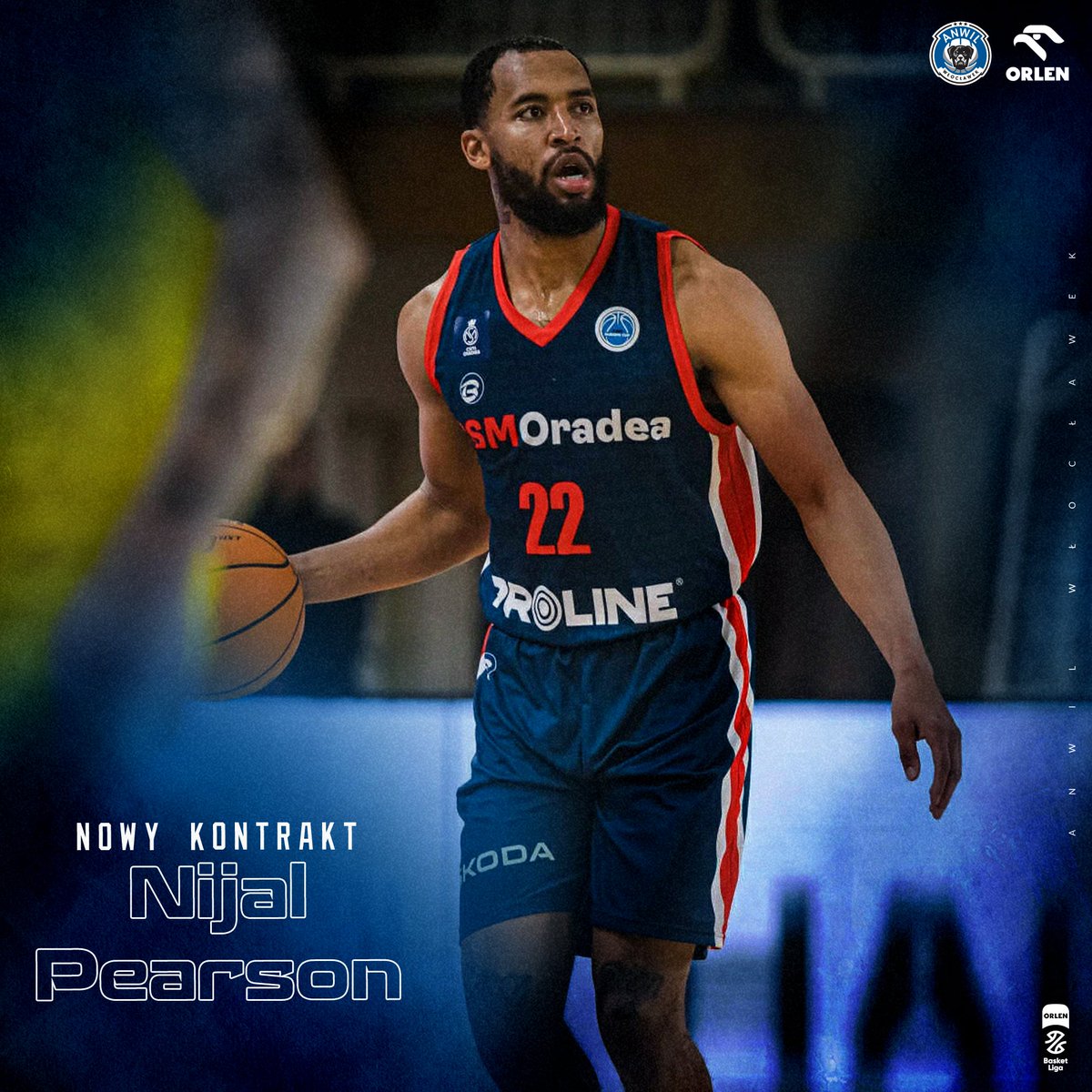 #⃣7⃣7⃣  SIGNED ✍️

Nijal Pearson wzmacnia obwód Anwilu Włocławek 😎 

Był Wilkiem morskim, ale charakter Rottweilera pasuje do niego zdecydowanie lepiej 😤🐶

#plkpl