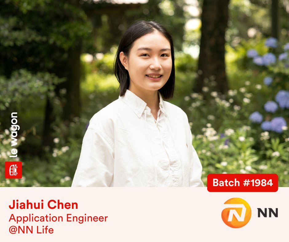 Our Web Development alumna Jiahui Chen just landed a role as an Application Engineer at NN Group, and only a month after graduating! 👏

She’ll be working on building cloud-based financial models and pipelines, including cash flow calculation systems and more.
