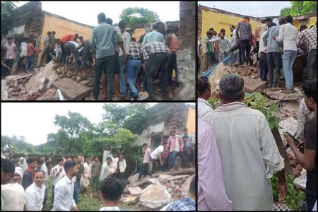 राजस्थान के झालावाड़ में एक सरकारी स्कूल की छत गिर गई, जिसमें 6 बच्चों की मौत हो गई। और क़रीब 40 बच्चे मलबे में दबे होने कि आशंका है।
स्कूल की इमारत जर्जर थी, और उसकी मरम्मत तक नही कराई गई।
शिक्षा और स्वास्थ जैसी ज़रूरी चीज़ें कभी भी BJP की प्राथमिकता में नही रही है!!