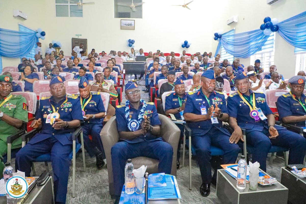 NigAirForce's tweet image. Fit to fight: CAS declares physical fitness crucial to combat effectiveness at maiden NAF workshop
The Chief of the Air Staff (CAS), Air Marshal Hasan Bala Abubakar, has emphasised that physical fitness remains a vital element of military preparedness, describing it as “a force…