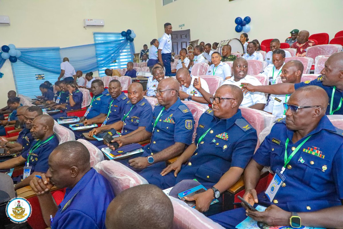 NigAirForce's tweet image. Fit to fight: CAS declares physical fitness crucial to combat effectiveness at maiden NAF workshop
The Chief of the Air Staff (CAS), Air Marshal Hasan Bala Abubakar, has emphasised that physical fitness remains a vital element of military preparedness, describing it as “a force…