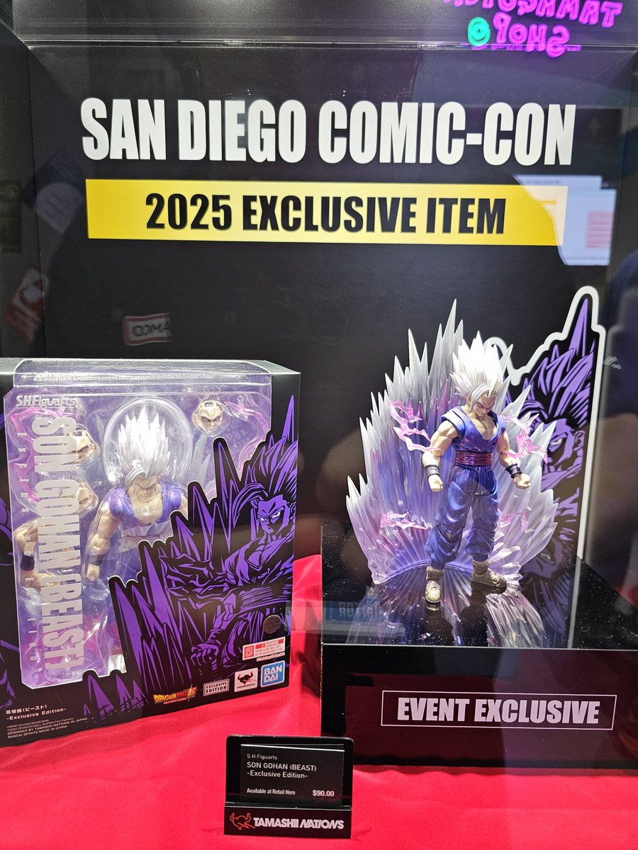 Las SH exclusivas de Tamashii ya tienen su display listo en #SDCC2025