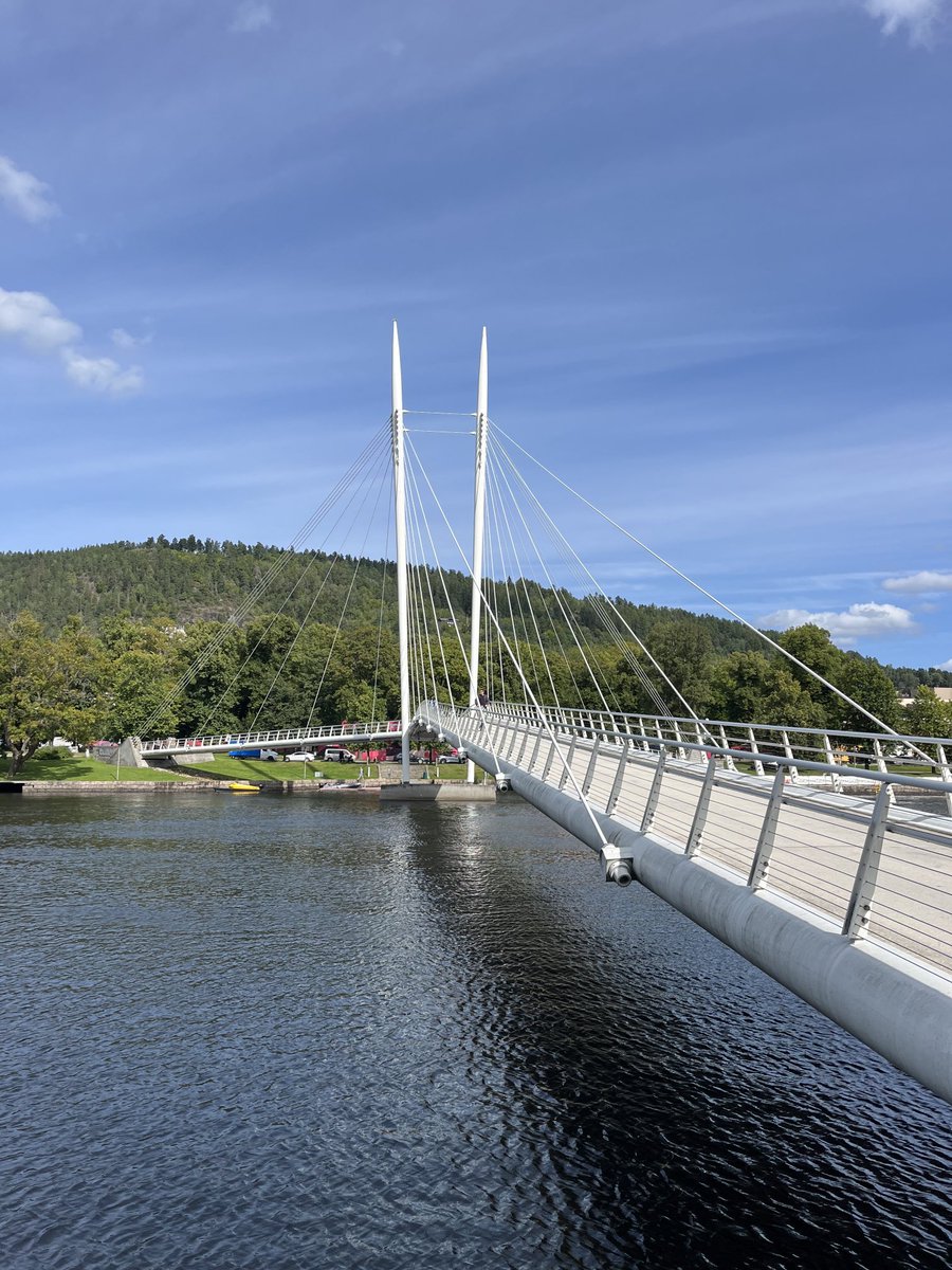 ShahidMAskerN's tweet image. That’s a stunning view to enjoy with my coffee!The elegant bridge,serene water,and lush greenery create a perfect scene.☕️☀️
#Norway