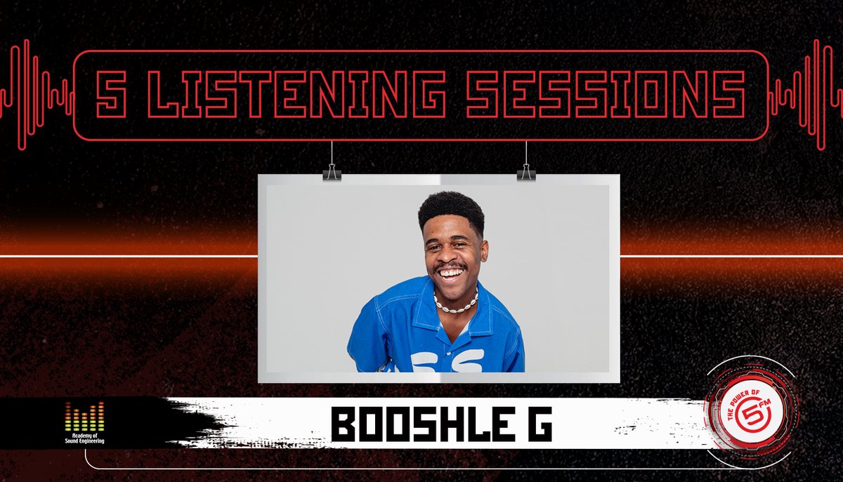 5FM's tweet image. Vibing with @booshle_gsa on #5ListeningSessions today. Powered by Aacademy of Sound Engineering.
Tune in to #5Midmornings with @StephanieBe . 🔥😍