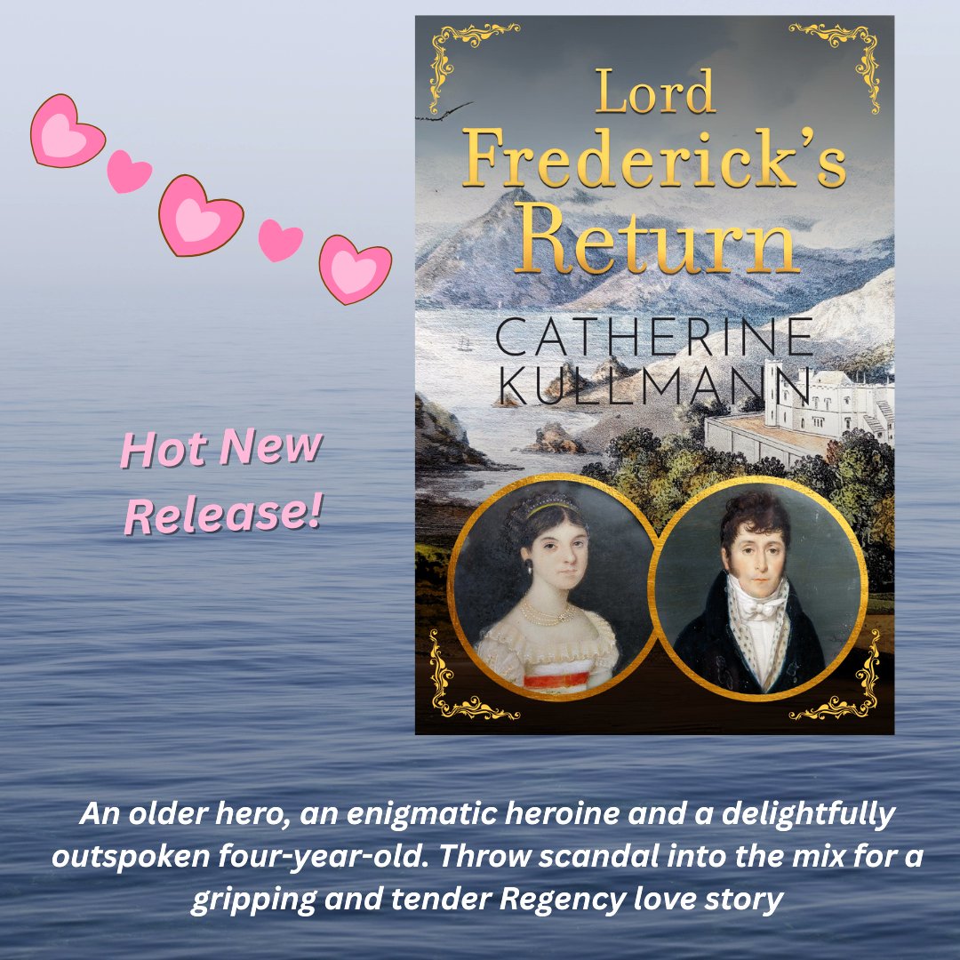 CKullmannAuthor's tweet image. New! Lord Frederick’s Return
"Superb writing for a lovely #Regency romance"
Returned to England after 18 years in India, Frederick’s plans to marry and make a home for himself and his motherless daughter are disrupted by a dreadful family scandal
ttps://mybook.to/Frederick