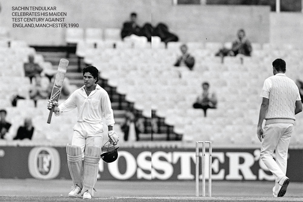 Openthemag's tweet image. Memories of a Hundred: Old Trafford is looking for a batsman of #SachinTendulka’s stature, writes @BoriaMajumdar t.ly/uC6ff