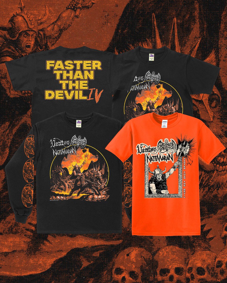 Open Pre-Order 3way split album!
The album contains 12 tracks from DEMON SACRIFICE, NATTMARAN &amp; VENTOR!

Cassette: 100K
Short Sleeve: 185K
Long Sleeve: 215K
(Plastisol ink printed on Stitch Supply Ultra)

Contact: +6289515927690

IRONBOUND RECORDS ©