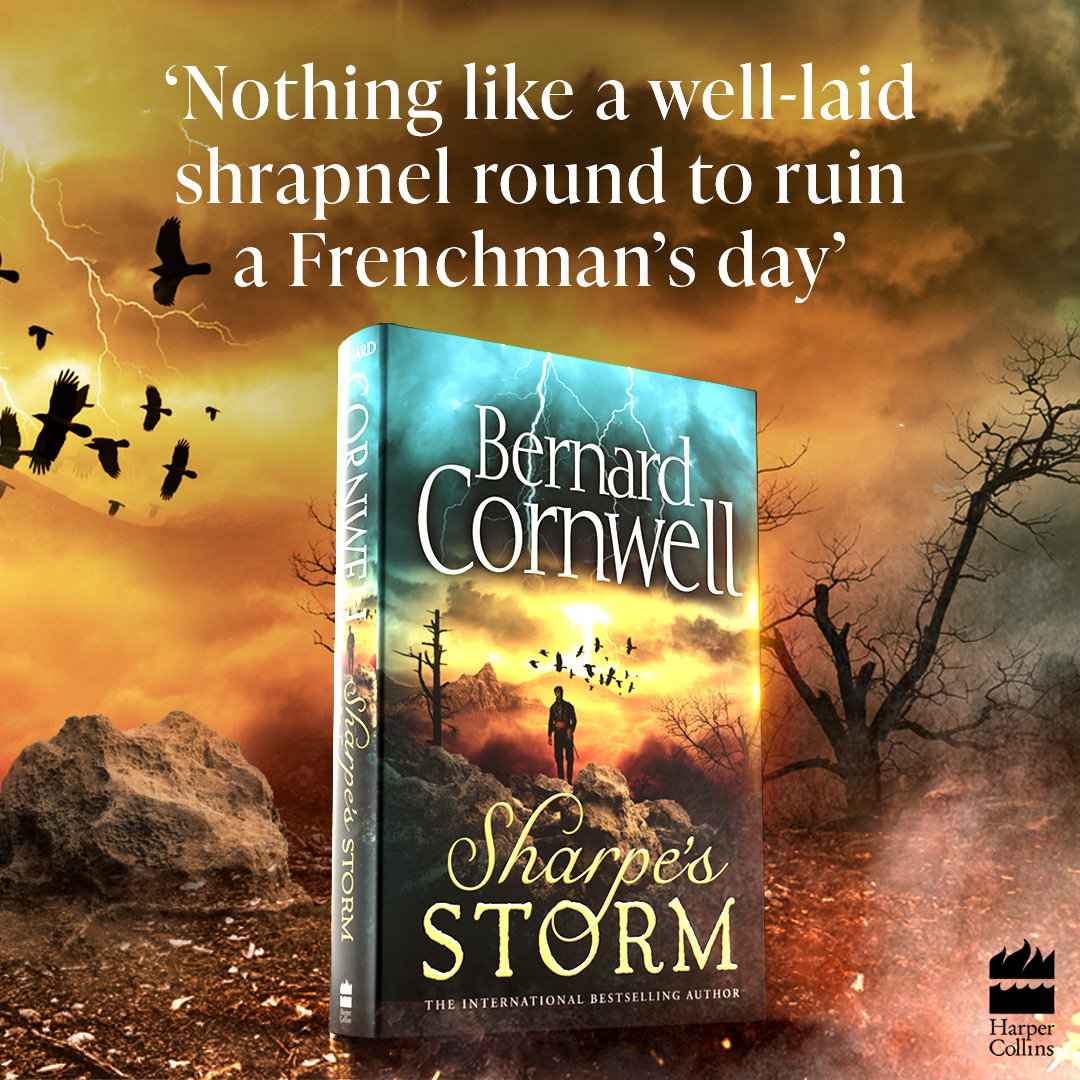 1813. When you’re facing an impossible mission, you need someone who knows how to fight dirty, think fast, and survive the impossible. Oh, and someone who knows how to ruin a Frenchman’s day. You need Richard Sharpe… 
Pre-order Sharpe’s Storm: amzn.to/40wyvDm