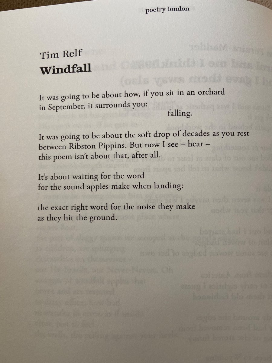 timrelf's tweet image. Chuffed to bits to have a poem in the new issue of one of my favourite journals @Poetry_London. Thank you @NiallCPoetry for giving my work such a fantastic home.