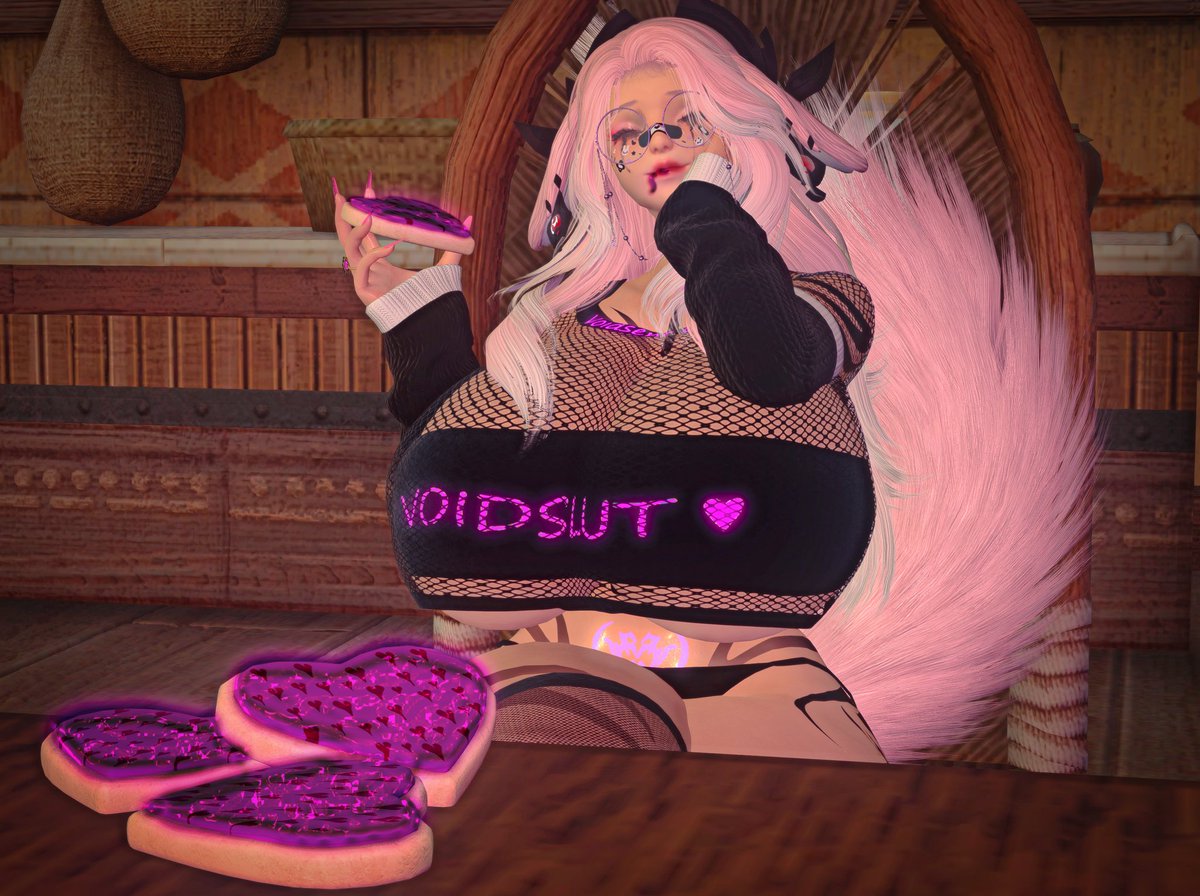 What's the favorite snack of one corrupted by the Void?

Well, cookies covered with the dark mind-shattering seed that corrupted her, of course!