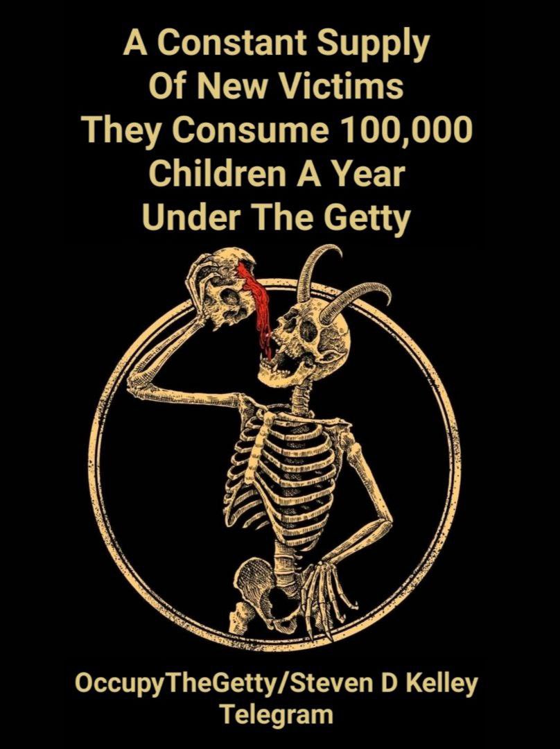 Superfluff71700's tweet image. Gavin Newsome is a pedophile. He is Gordon Gettys Godson. The Getty family owns the worlds biggest collection of child pornography. There are 100,000 child sex slaves in a DUMB under the Getty. Open up the tunnels now! @GettyMuseum @LAPD @FBI #occupythegetty