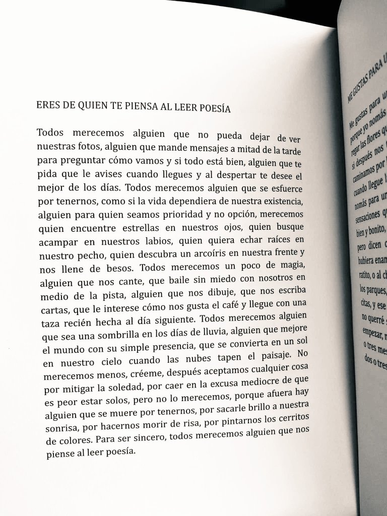 Quien nos piense al leer poesía