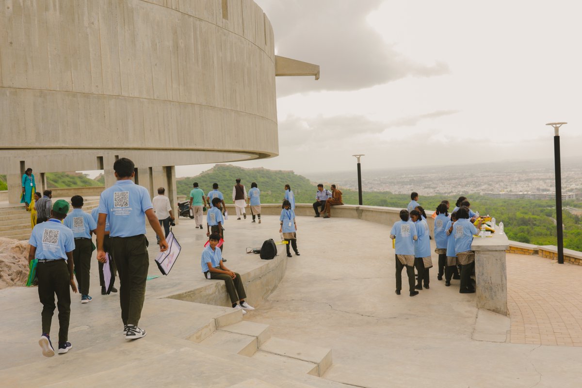 When young minds travel far, they don’t just visit, they absorb, question, and wonder.

All the way from Andhra Pradesh, the students of Z.P. High School stepped into Smritivan with wide eyes and curious hearts. Through forests, stories, sketches, and silence, they discovered