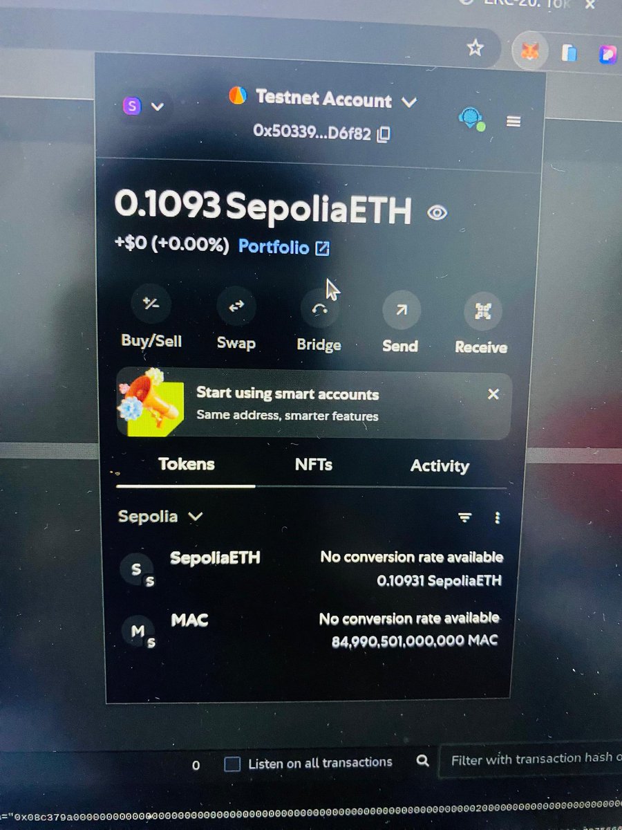 Wrapped up week 5 of being a Blockchain Dev and this week was most intense! From building ERC20 and ERC721 tokens with <a href="/Ajisabo2/">Jukun Boy</a> and <a href="/ibs_dreamer/">ibs</a>, to Testing smart contracts using HardHat + JS with <a href="/Dv_nmd/">D.Nm</a> all at <a href="/Blockheaderweb3/">BlockHeader Web3</a> and <a href="/the_buidl/">TheBuidl</a>. Thanks all. See you next week! 😏