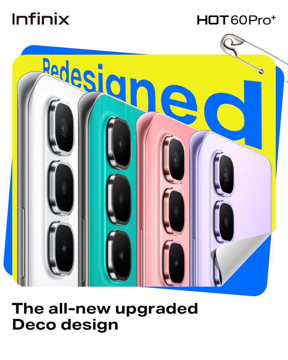 infinixuganda's tweet image. The HOT60Pro+ flaunts an all new deco layout with a floating lens design and active halo light where cutting edge aesthetics meet effortless style. Crafted to stand out. Designed to lead. #HOT60Pro+ #DecoDesign #FloatingLens #InfinixUG #StyleBuiltIn #ComingSoon #HOT60Series