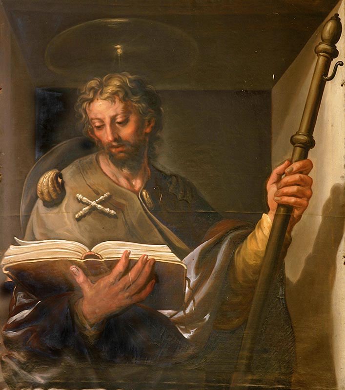 “El que quiera ser grande entre vosotros, que sea vuestro servidor, y el que quiera ser primero entre vosotros, que sea vuestro esclavo.”
(Mt 20, 20-28)

#25Julio, Solemnidad de #SantiagoApóstol, Patrono de España.

📷 José Risueño (1665-1732), Catedral de Granada.