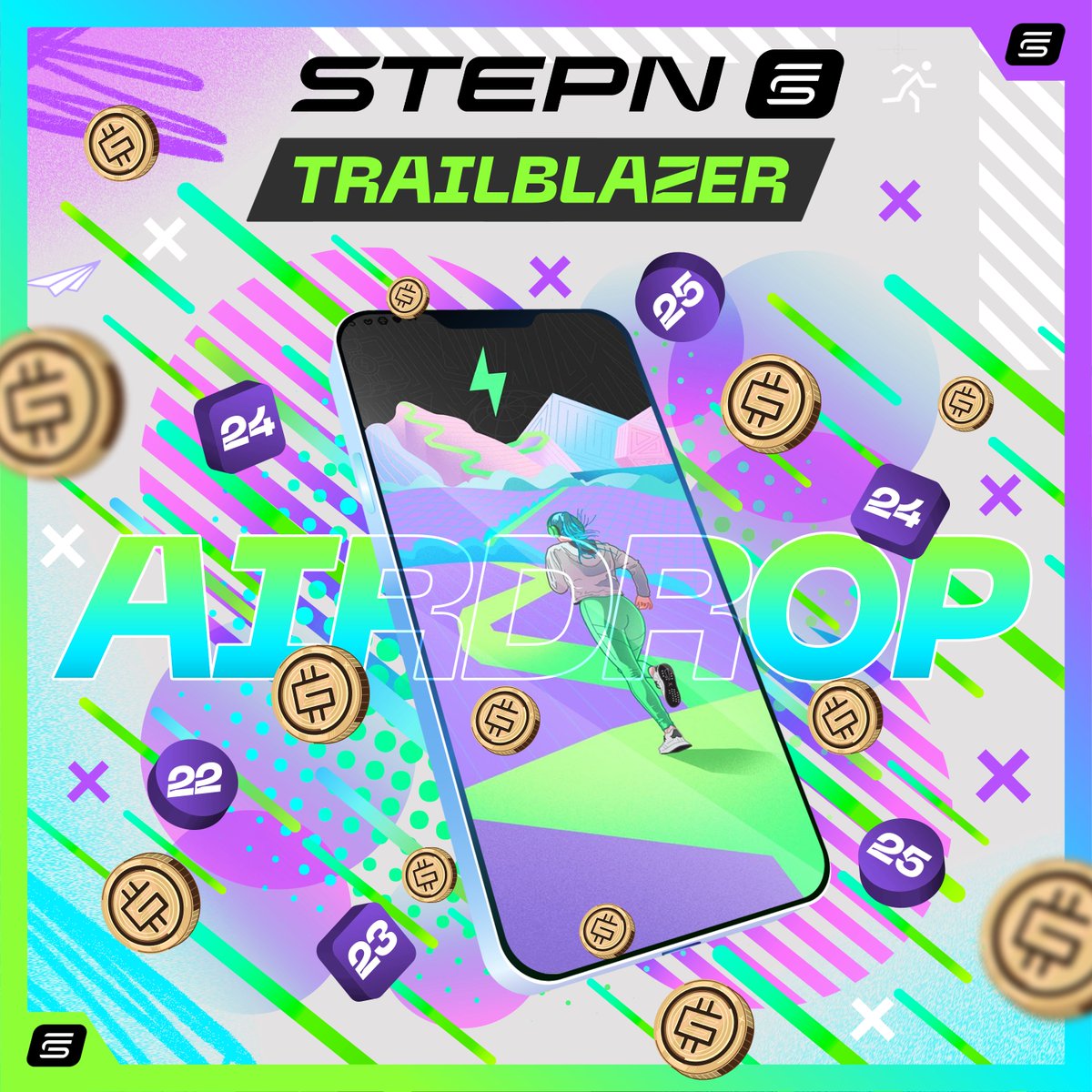 Crypto30Y's tweet photo. ⚡️STEPN’s Trailblazer Airdrop Coming!🪂

#STEPN has always been about rewarding its most loyal users, and in just four years, #FSL has delivered five major airdrops to its community.🔥
Now, the Trailblazer Airdrop is here to celebrate STEPN’s upcoming 4th anniversary and #STEPNGO’s 1st year! 💚💜

Who’s eligible?
✅ Hold eligible STEPN Badges
✅ Own at least 1 Genesis Sneaker or Shoebox (duration matters)
✅ Rank in the Top 5,000 on the All-time Leaderboard
⚡ Plus, you must have used at least 10 Energy in the 30 days before the July 17 snapshot.

Unclaimed FSL Points and GMT will be distributed automatically—just make sure your STEPN email is linked to your FSL ID before August 18.
Happy #STEPNTrailblazer! Four years in, still building, still dropping. 🔥