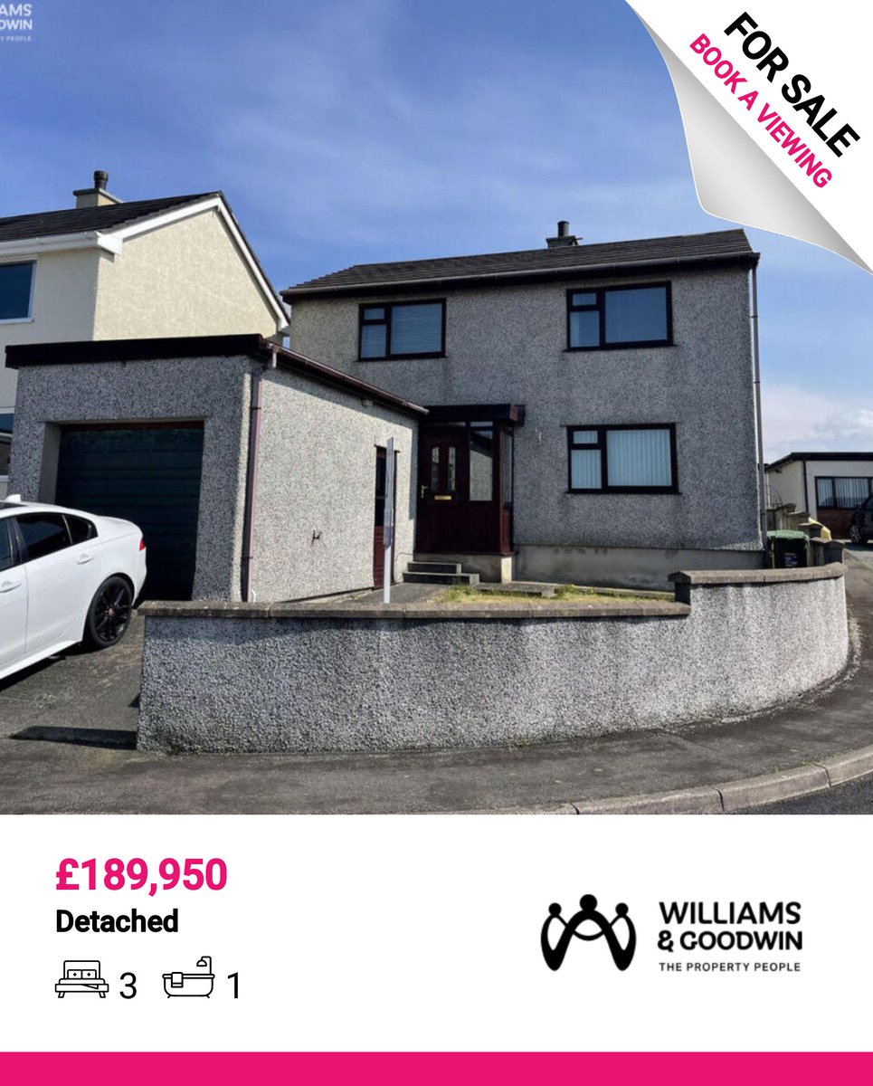 Glanrafon Bach, Llanfechell, Anglesey, LL68
For Sale: £189,950
A spacious detached three-bedroom property in the rural village of Llanfechell. 
Call 01248 75 1000 tppuk.com/estate-agents/… #WilliamsGoodwin #AwardWinning #Buyers