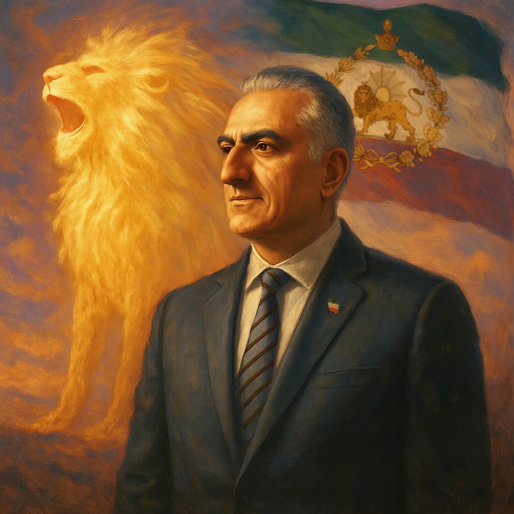 Untitled_zer0's tweet image. بازگشت پهلوی، بازگشت شکوه و شکوفایی ایران عزیز است
بازگشت روز های درخشان، عدالت و پیشرفت حقیقی