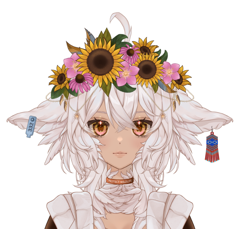 squishy_guts's tweet image. sketch verses final flower crown edition