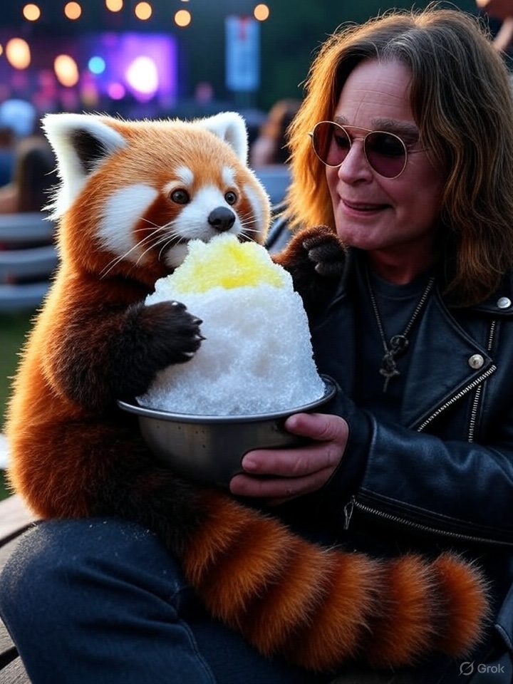 4OBMe7TLUulbwg3's tweet image. TLのオススメがレッサーパンダとかき氷とオジー・オズボーンを始め大御所ロックミュージシャンだらけなってしまった。が、たまにはいいのかも
#ひとりごと