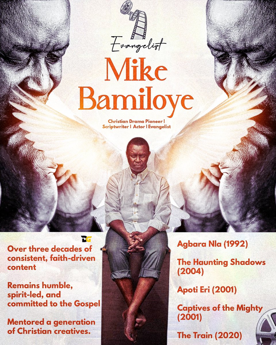 DesignerGirl__'s tweet image. Spotlight of the Month 🥁🥁🥁
Celebrating a shining light, father, mentor, preacher, the legendary; Mike Bamiloye @mikebamiloye . 
#mikebamiloye #spotlightofthemonth #gospelentertainment #christiancinema  #InspirationDaily #legacyoffaith #gospelfilm #celebratingfaith #mountzion